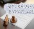 SRC BELGESİ EVRAKLARI