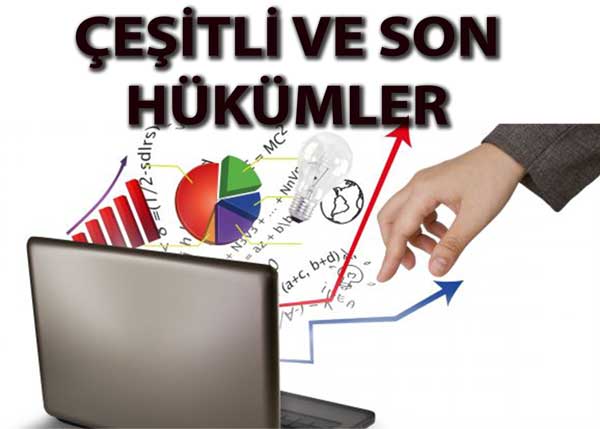 ÇEŞİTLİ VE SON HÜKÜMLER