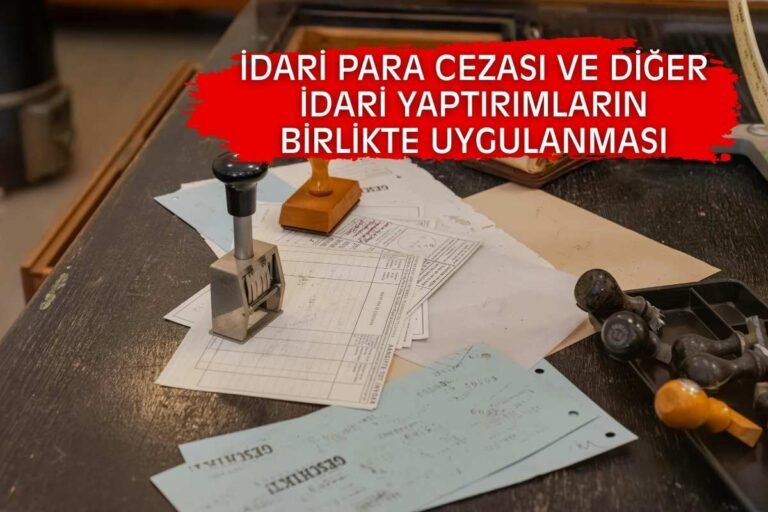 İDARİ PARA CEZASI VE DİĞER İDARİ YAPTIRIMLARIN BİRLİKTE UYGULANMASI