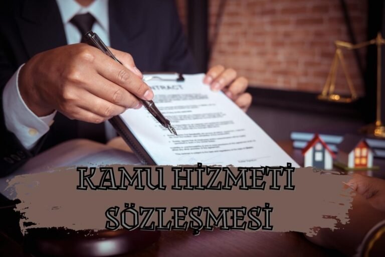 KAMU HİZMETİ SÖZLEŞMESİ