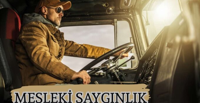 MESLEKİ SAYGINLIK